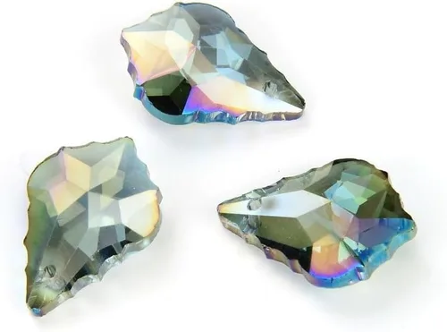 Vista 16 de 20pcs checa facetado cristal barroco lámpara colgante gota perlas Suncatcher 0.866 in febrero amatista púrpura piedra natal