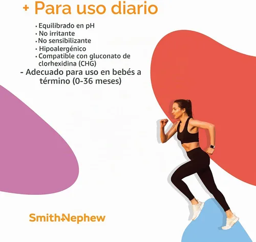 Vista 5 de Smith & Nephew 59430200 SECURA Limpiador de espuma corporal total, limpiador corporal sin agua, 4.5 onzas