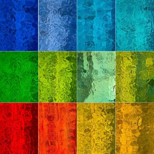 Vista 24 de LITMIND 12 hojas de vidrieras iridiscentes – 4 x 6 pulgadas de vidrio de arte arcoíris opaco para mosaicos, manualidades y proyectos de bricolaje
