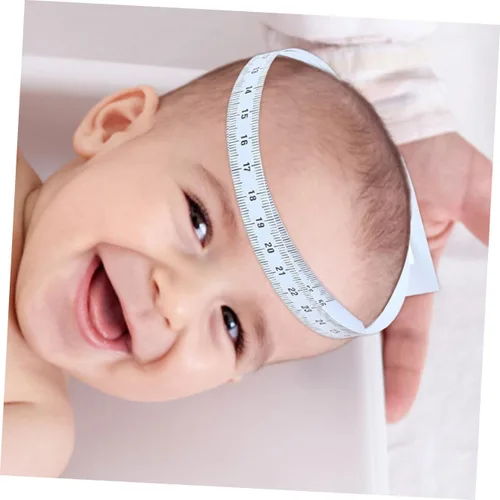 Vista 4 de UKCOCO Cinta de circunferencia de cabeza infantil de 24 pulgadas de tela suave, regla calibrada precisa para seguimiento pediátrico del crecimiento