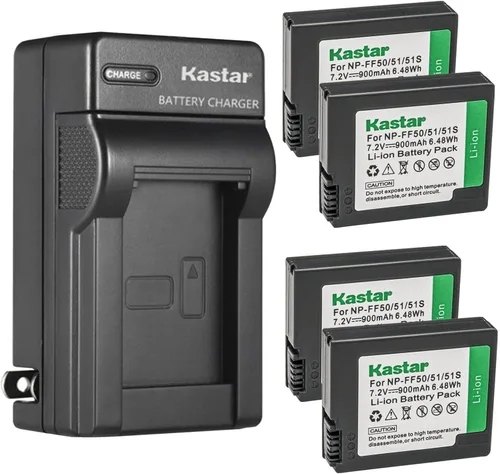 Vista 7 de Kastar Reemplazo del cargador de batería de pared de CA para cámara Sony DCR-IP7, DCR-IP7BT, DCR-IP7E, DCR-PC106, DCR-PC106E, DCR-PC107, DCR-PC107E