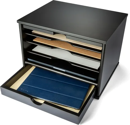 Vista 9 de Simply Put 4720-5 - Organizador de escritorio con 4 estantes, color negro