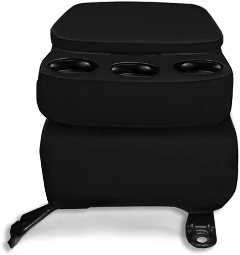 Vista 2 de CarsCover Fundas de asiento personalizadas para Dodge Ram 1500, para camioneta pick-up 2013-2016, de neopreno negro, cubren el asiento central