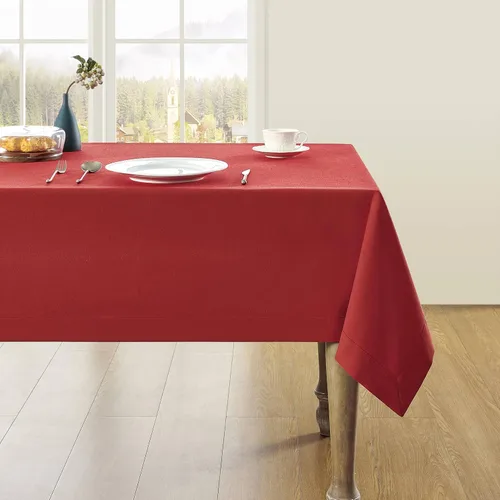 Vista 23 de ZeeMart - Mantel básico de lino texturizado, 52 x 52 pulgadas, color negro, estilo granja, mantel cuadrado resistente a las arrugas, lavable
