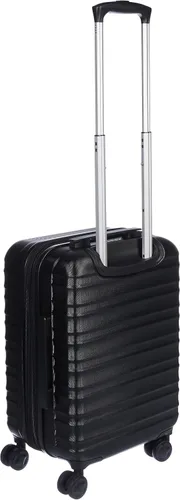 Vista 7 de Tienda Basics - Maleta rígida, equipaje de mano y ampliable con ruedas, Negro