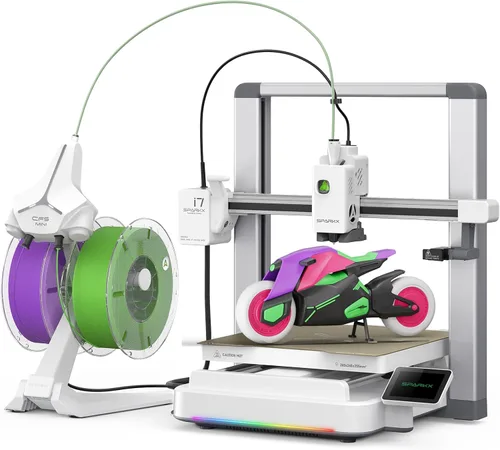 Vista 11 de Creality Impresora 3D SPARKX i7 con monitoreo de cámara AI, nivelación automática, impresión de escritorio silenciosa de alta velocidad, fácil