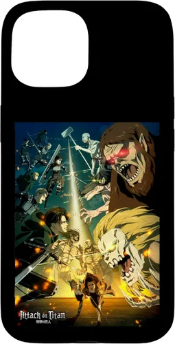 Vista 6 de Attack on Titan Funda de anime para iPhone 17 de temporada final de temporada 4