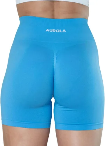 Vista 2 de AUROLA Intensify - Pantalones cortos de entrenamiento para mujer, sin costuras, para gimnasio, yoga, correr, deporte, ejercicio activo, fitness