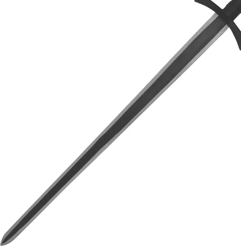 Vista 44 de Medieval Warrior Knights Templar Long Sword with Sheath Steel Guard, Leather Wrapped Handle