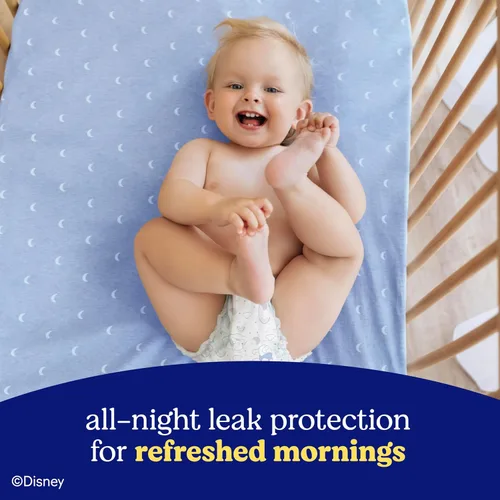 Vista 6 de Huggies Pañales Overnites: pañales para bebé, talla 6 (35+ libras), 72 unidades, el embalaje puede variar