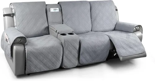 Vista 16 de TAOCOCO - Funda impermeable para sofá biplaza reclinable con consola central, 2 plazas