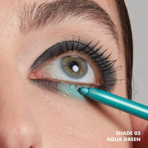 Vista 10 de Lápiz de ojos NYX mecánico., Verde Aqua