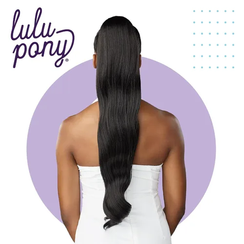 Vista 4 de Sensationnel Lulupony - Cordón para cola de caballo, color marrón medio 4 MEDBROWN