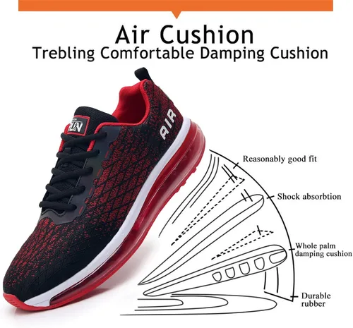 Vista 5 de Azooken Calzado deportivo para hombre, tenis transpirable y ligero