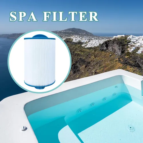 Vista 7 de Filtro de spa compatible con 6CH-940, FC-0359, PWW50P3 (rosca gruesa de 1 1/2 pulgadas), 817-0050, 25252, 03FIL1400, rosca SAE, 45 pies cuadrados