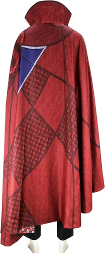 Vista 4 de HLENOK Strange Stephen - Disfraces de cosplay para hombre, bata medieval, disfraz de maestro para Halloween