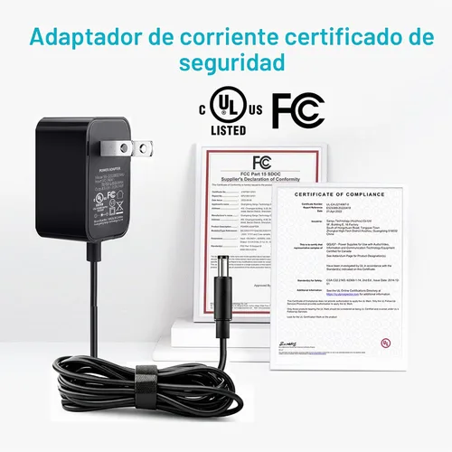 Vista 7 de Cargador de suministro de adaptador de CA de 12V 2A para reemplazo de cable
