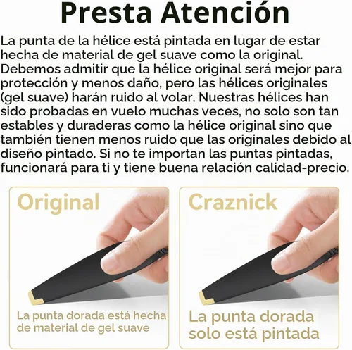 Vista 9 de 32 piezas de hélices Mini 4 Pro/Mini 3 Pro, repuesto rápido, cuchillas de bajo ruido, alas para DJI Mini 3/4 Pro Dron, accesorios exclusivos Oro