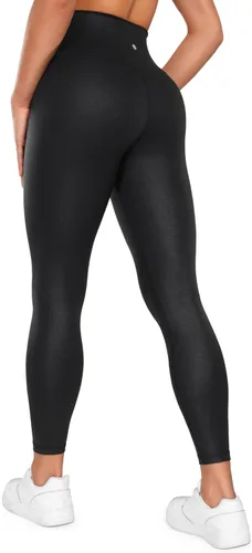 Vista 2 de CRZ YOGA Butterluxe - Leggings de piel sintética mate con cintura cruzada para mujer, 2528 pulgadas, leggings cruzados de cintura alta en V