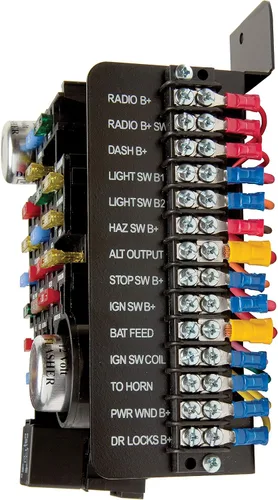 Vista 2 de Painless Performance 30003 Bloque de fusibles universal precableado de 20 circuitos