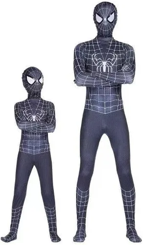 Vista 2 de Yinsangao Disfraz de superhéroe para niños, disfraz de elastano para Halloween y cosplay