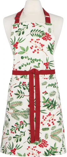 Vista 4 de Now Designs Delantal de chef navideño - Ropa festiva de cocina