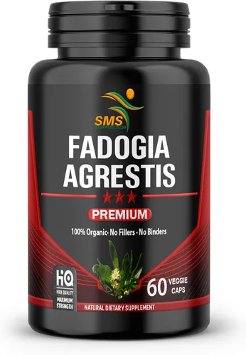 Vista 6 de Fadogia Agrestis Extracto Píldoras (fuerza máxima) porciones de 1,000 mg Apoya el rendimiento atlético, la fuerza, la conducción, orgánico