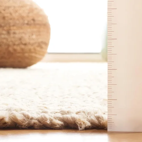 Vista 4 de SAFAVIEH Colección de fibra natural - Alfombra de pasillo, 2'3" x 21', color marfil, de yute hecho a mano estilo granja, ideal para áreas de alto