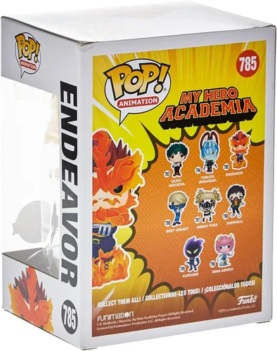 Vista 5 de Funko Pop! Animación: My Hero Academia - Endeavor (brilla en la oscuridad), exclusivo de Amazon