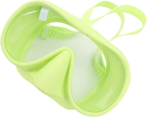 Vista 8 de Luocute Gafas de esnórquel de buceo con película antivaho de vidrio templado, máscara de natación juvenil anti rotura protegida, máscara de natación