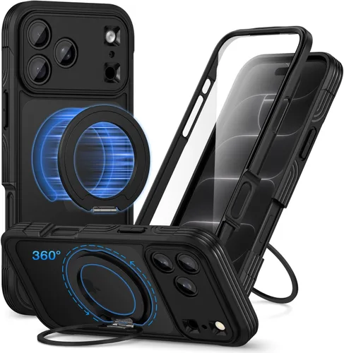 Vista 120 de CENHUFO Funda de privacidad para iPhone 11 Pro, funda de cuerpo completo con protector de pantalla de privacidad de vidrio templado 9H integrado