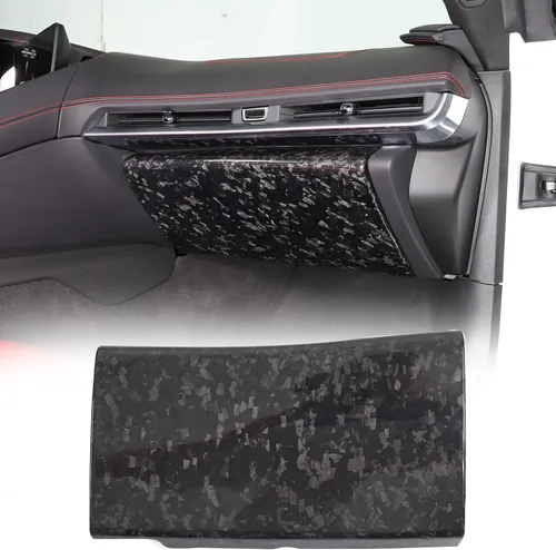 Vista 9 de Sekhyna Cubierta lateral de control central de automóvil compatible con Chevrolet Corvette C8 2020-2024 100% fibra de carbono, 1 unidad