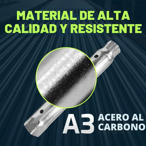 Vista 4 de ONENESS 369 Llave de Tuercas para Vástago de Ánodo y Elemento de Calentador de Agua de RV - 10" Hexagonal Dual de Alta Torsión para Eliminar