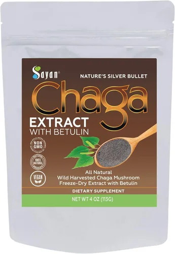 Vista 16 de Polvo extracto hongo chaga siberiano. Súper antioxidante, ayuda al sistema inmune., 2 onza, 1