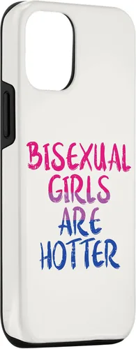 Vista 3 de Funda de regalo para iPhone 14 Pro Bisexual Girls Are Hotter Bi Pride Flag LGBTQ