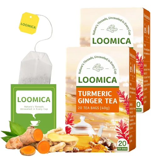 Vista 14 de LOOMICA Té verde de jazmín descafeinado, descafeinado, suave y refrescante, bolsas de té verde jazmín, naturalmente fragante con flores frescas