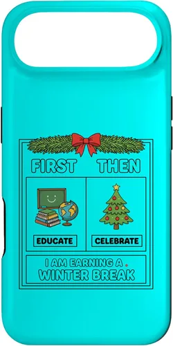 Vista 27 de Literary Teacher First Then Educate Celebrate I Am Earning Case for iPhone 17
