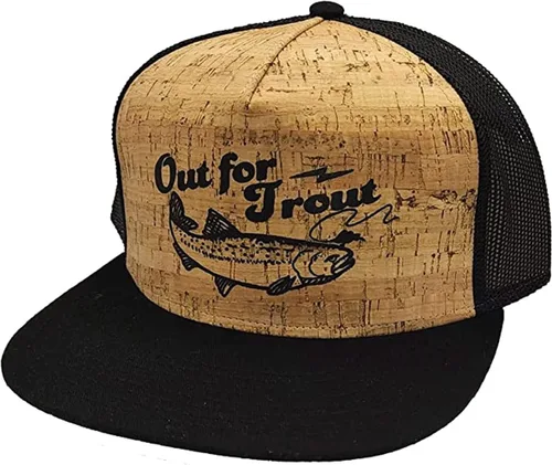 Vista 58 de ThatsRad Out for Trout Corduroy Snapback Sombrero Gorra Pesca con Mosca Pescador