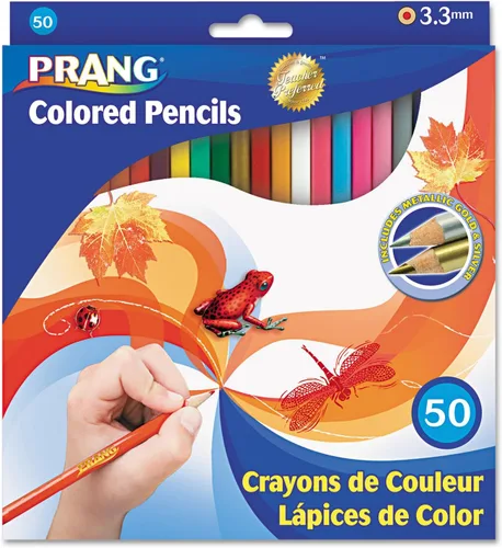 Vista 2 de Prang - Lápices de madera de colores, 0.130 in, 48 colores surtidos