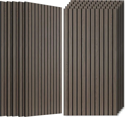 Vista 38 de Paquete de 4 paneles acústicos absorbentes de sonido, 47.2"x23.6" (47.2 x 23.6 pulgadas) paneles de amortiguación de sonido, paneles decorativos