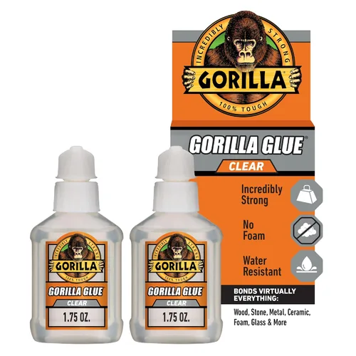 Vista 11 de Gorilla - Pegamento transparente, botella de 1.75 onzas (paquete de 1) - Cristal claro, para todo uso y resistente al agua