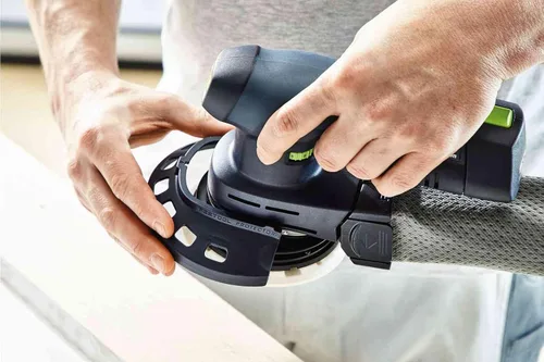 Vista 8 de Festool 576822 Lijadora orbital aleatoria inalámbrica de 5 pulgadas ETSC 125-Basic
