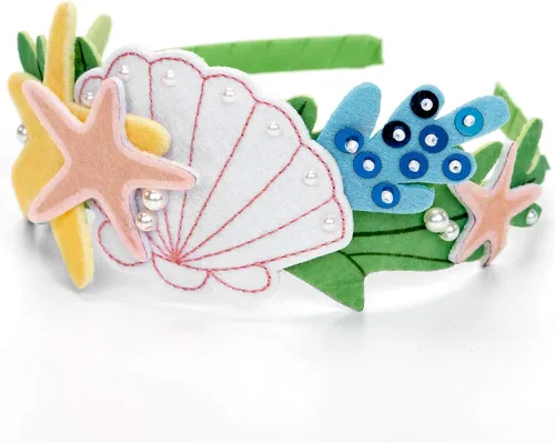Vista 4 de ELECTRIC UNICORNS Diadema de sirena para niñas