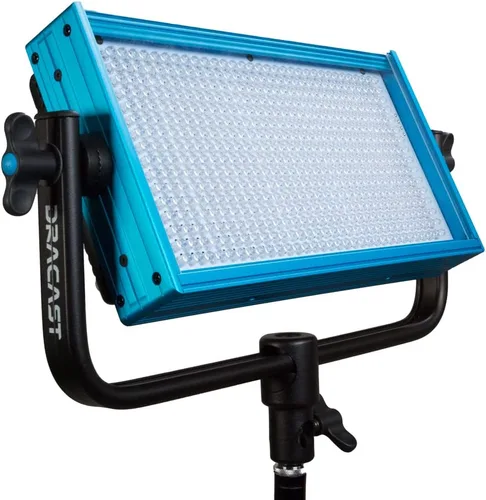Vista 8 de Dracast Pro Series LED500 - Luz de video LED bicolor de 3200K - 5600K Regulable 0% - 100% CRI y TLCI 96+ Placa de batería de montaje en V