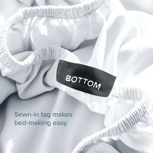 Vista 5 de Bare Home Sábana bajera ajustable individual – Sábana bajera de bolsillo extra profundo – Microfibra 1800 premium – Ultra suave sin arrugas – Sábana