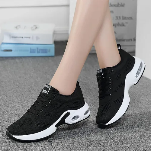 Vista 5 de AIRAVATA Air Cushion - Tenis de correr para mujer, transpirables, cómodos, antideslizantes, resistentes al desgaste