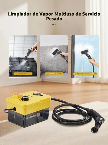 Vista 4 de Limpiador de vapor de mano, vapor de alta presión de 2500 W