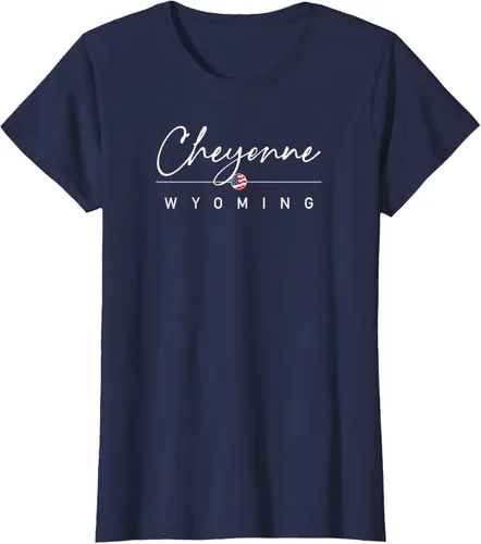 Vista 12 de Cheyenne, camiseta Wyoming, Negro, S