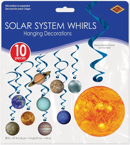 Vista 4 de Remolinos del Sistema Solar (10 paquetes), talla única Se ajusta a la mayoría, Multicolor