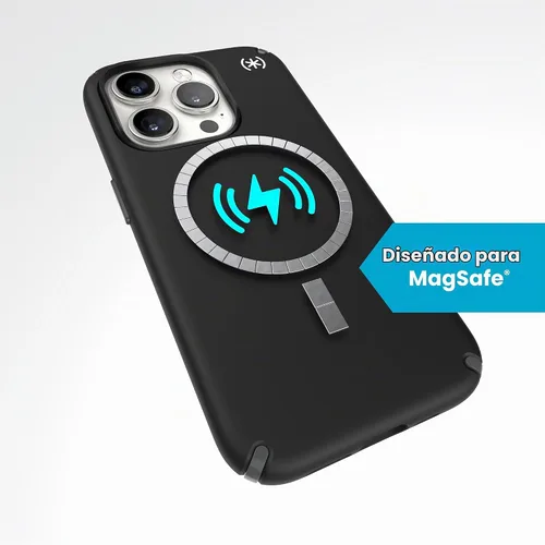 Vista 5 de Speck Funda para iPhone 15 Pro - Protección contra caídas - Resistente a los arañazos, tacto suave, funda para teléfono de 6.1 pulgadas - Presidio2